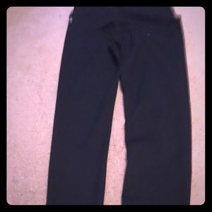 Fabletics full length exercise pants black